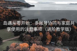 岛遇从零开始：多账号协同与家庭共享使用的注意事项（进阶教学版）
