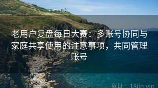 老用户复盘每日大赛：多账号协同与家庭共享使用的注意事项，共同管理账号