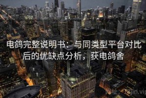 电鸽完整说明书：与同类型平台对比后的优缺点分析，获电鸽舍