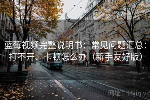蓝莓视频完整说明书：常见问题汇总：打不开、卡顿怎么办（新手友好版）