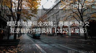 樱花影院使用全攻略：界面布局与交互逻辑的详细说明（2025 深度版）