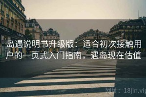 岛遇说明书升级版：适合初次接触用户的一页式入门指南，遇岛现在估值
