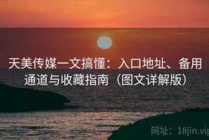 天美传媒一文搞懂：入口地址、备用通道与收藏指南（图文详解版）