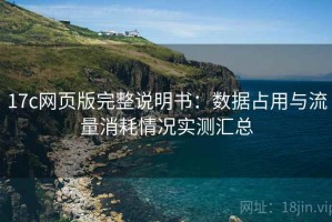 17c网页版完整说明书：数据占用与流量消耗情况实测汇总