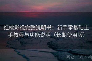 红桃影视完整说明书：新手零基础上手教程与功能说明（长期使用版）
