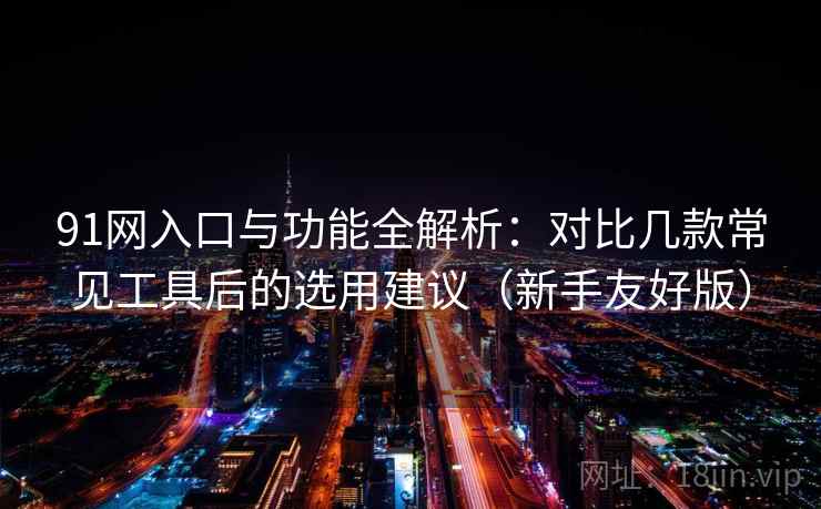 91网入口与功能全解析：对比几款常见工具后的选用建议（新手友好版）