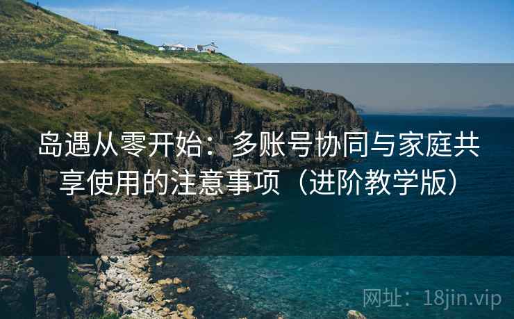 岛遇从零开始：多账号协同与家庭共享使用的注意事项（进阶教学版）