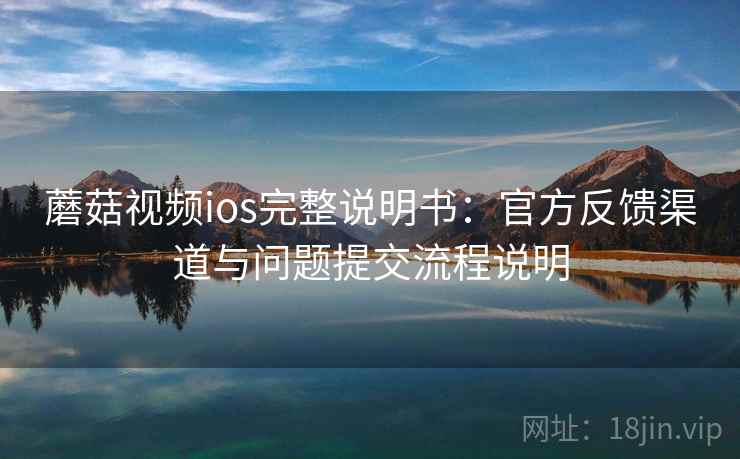 蘑菇视频ios完整说明书：官方反馈渠道与问题提交流程说明